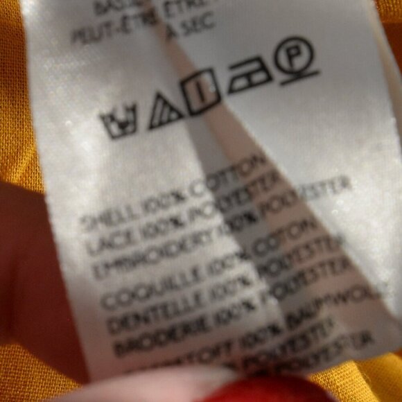 NWT Anthropologie Maeve Flutter-Sleeve Pintuck Embroidered Top Sz XS - Picture 10 of 10